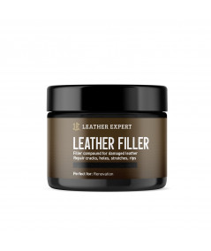 Leather Filler – čierny tmel na kožu 50 ml Leather Expert LE-10-FB50